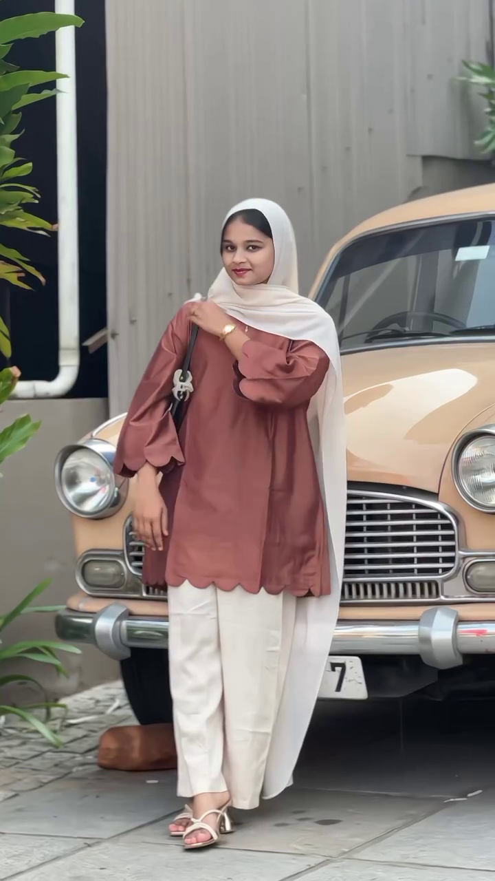 “Mocha Modest Co-ord Set 🤎✨ | Elegant Everyday Grace”