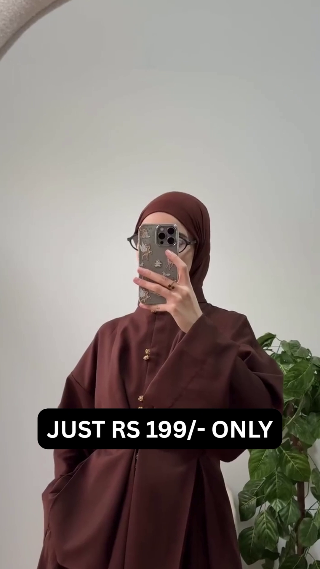 “Mocha Modest Co-Ord Set 🤎🧕 | Chic Layered Elegance”