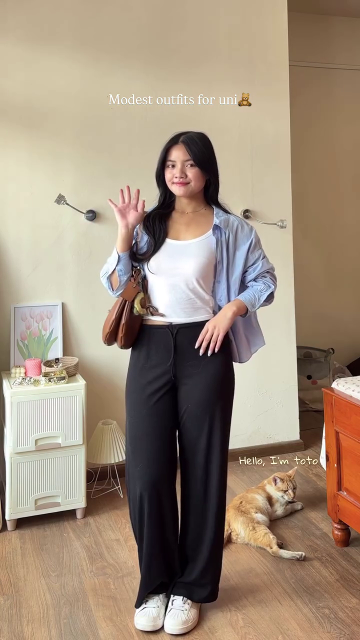 “Gingham Midi Dress 🤎✨ | Cute Modest Uni Style”